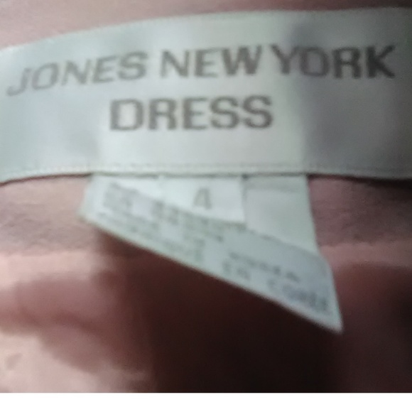 Jones New York Pink Crepe True Wrap Dress Size 4 - Picture 9 of 9